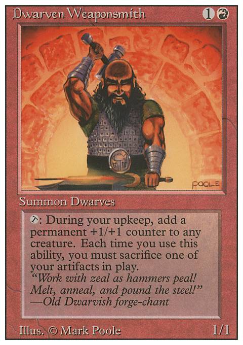 Featured card: Dwarven Weaponsmith
