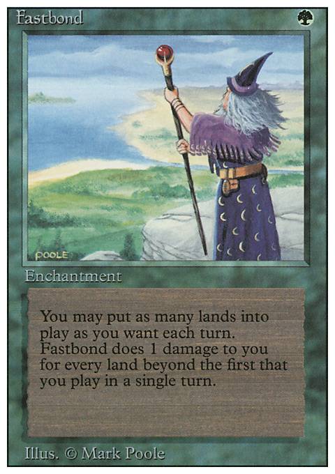Fastbond feature for Temur Land Storm