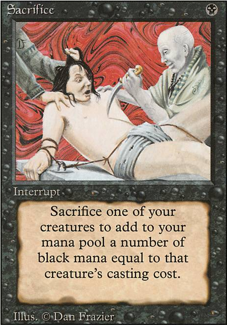 Featured card: Sacrifice