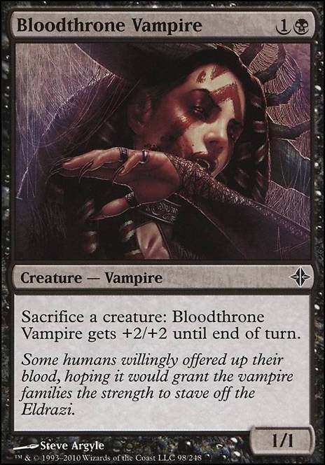 Featured card: Bloodthrone Vampire