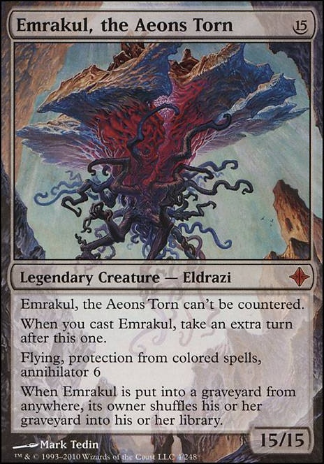 Featured card: Emrakul, the Aeons Torn