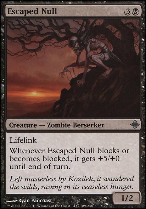 Featured card: Escaped Null