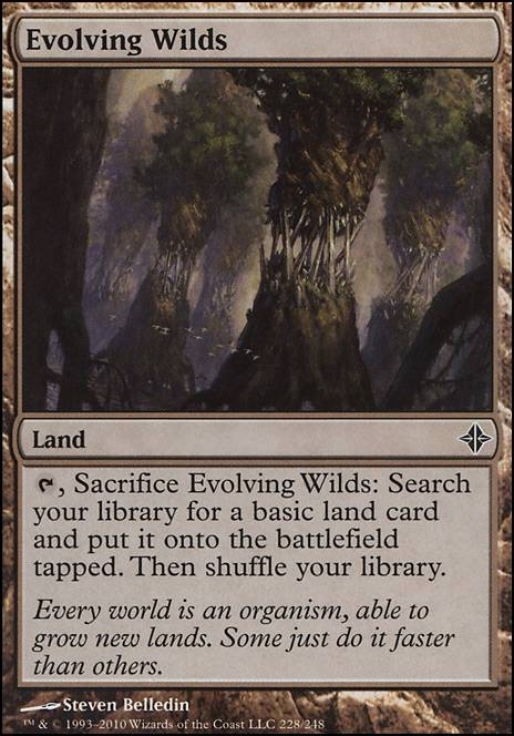 Evolving Wilds feature for pauper tremors combo