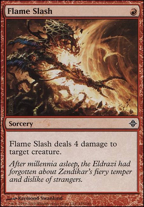 Flame Slash feature for You mad bro, good gimme them cards