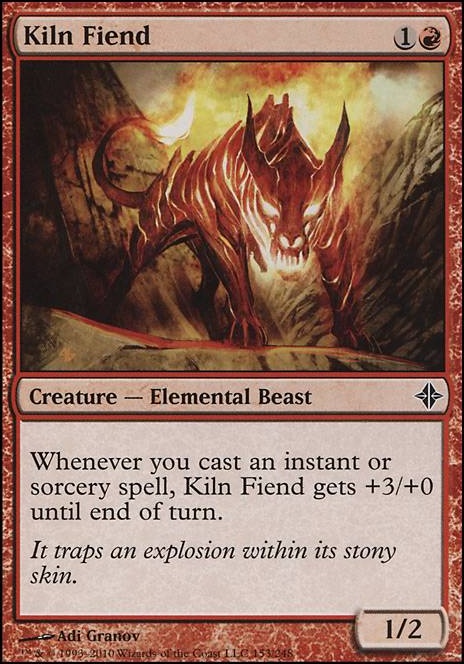 Kiln Fiend feature for Historic mono red prowess
