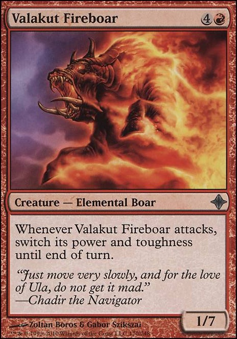 Featured card: Valakut Fireboar