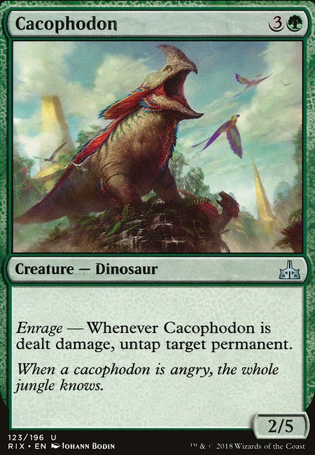 Cacophodon feature for ENRAGED DINOS WILL KILL YOU ALL!!