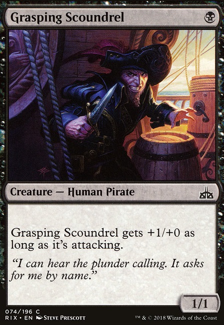 Featured card: Grasping Scoundrel