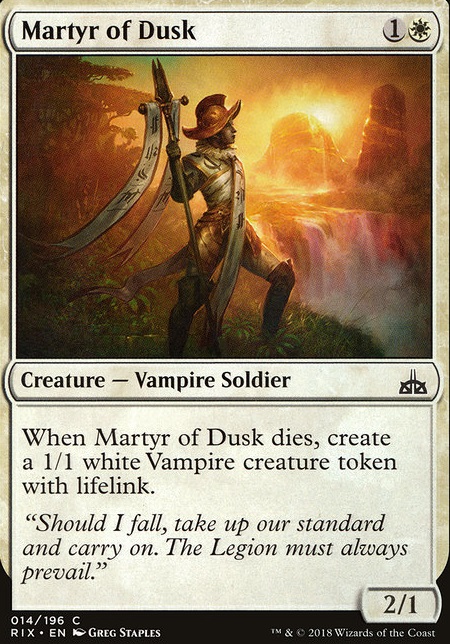 Featured card: Martyr of Dusk