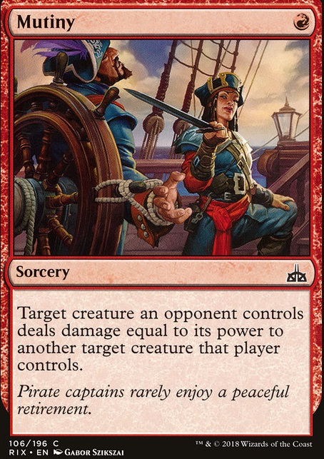 Mutiny feature for The Brazen Coalition- Explorers of Ixalan