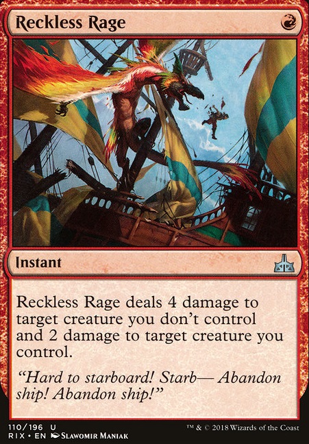 Featured card: Reckless Rage