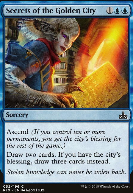 Featured card: Secrets of the Golden City
