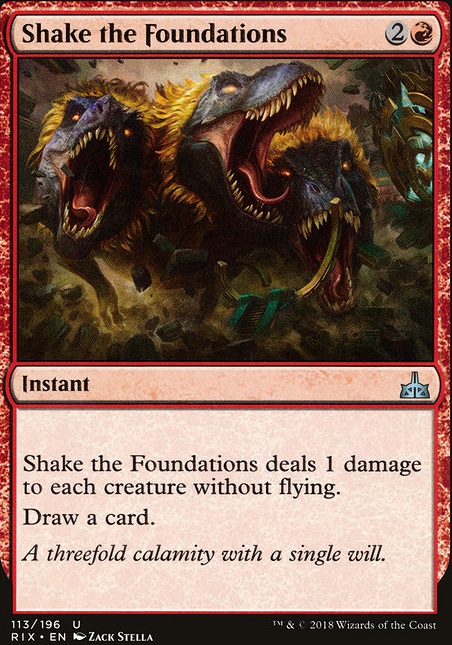 Featured card: Shake the Foundations