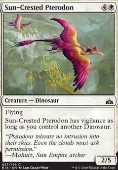 Featured card: Sun-Crested Pterodon