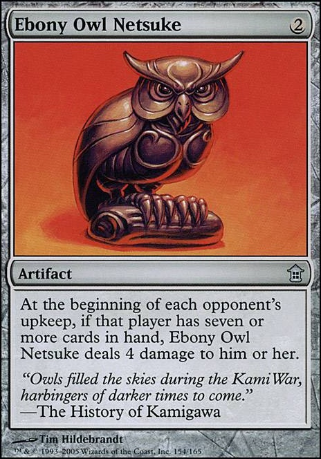 Featured card: Ebony Owl Netsuke