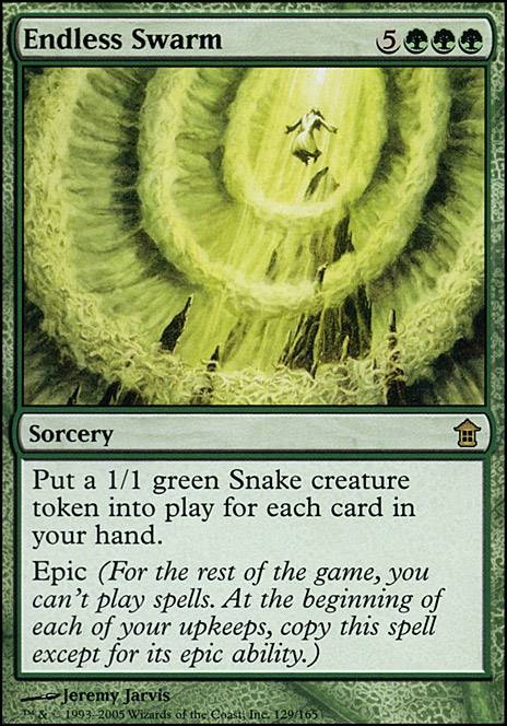 Endless Swarm feature for Epic EDH