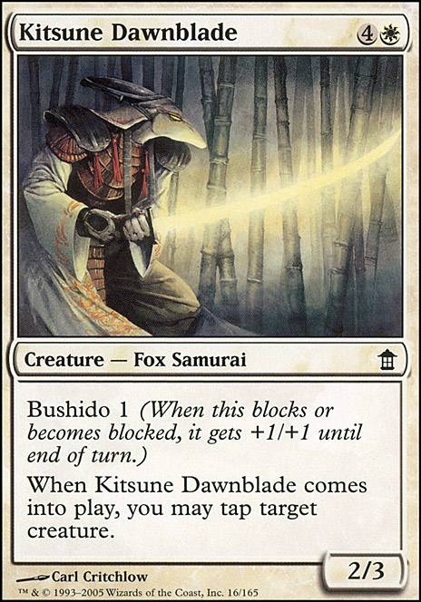 Featured card: Kitsune Dawnblade