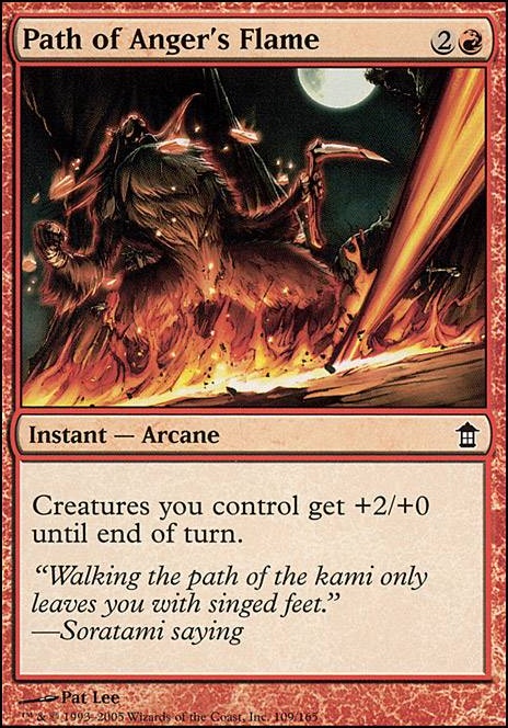 Path of Anger's Flame feature for Kamigawa (Red)