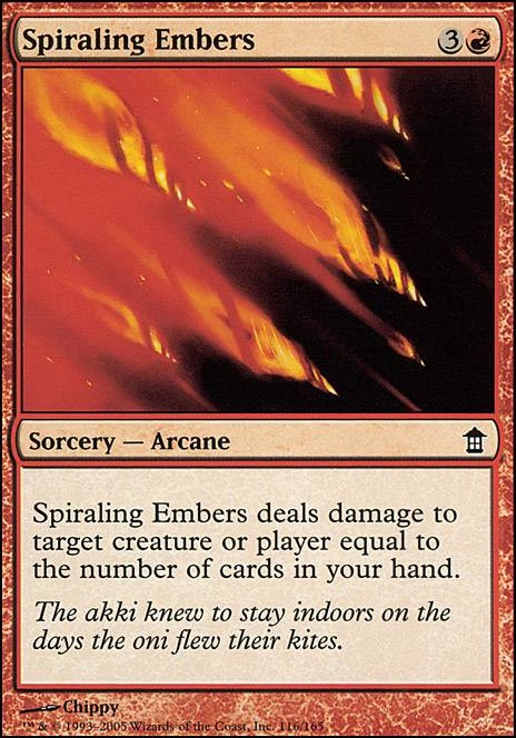 Featured card: Spiraling Embers
