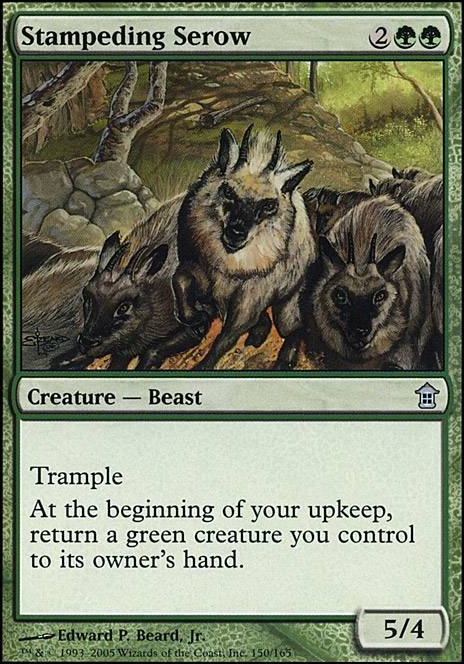 Featured card: Stampeding Serow