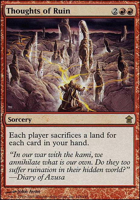 Featured card: Thoughts of Ruin