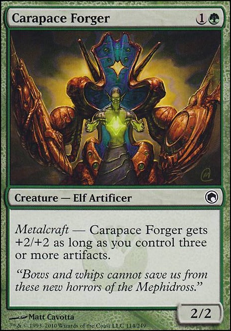 Featured card: Carapace Forger