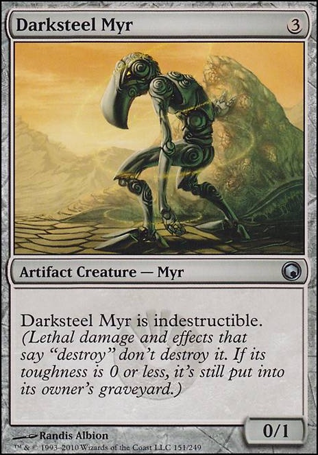 Darksteel Myr feature for The Science of Suffering - Nin, EDH
