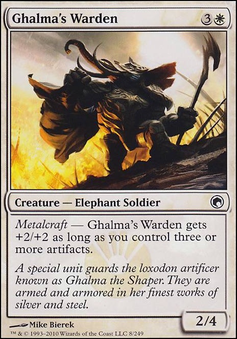 Featured card: Ghalma's Warden