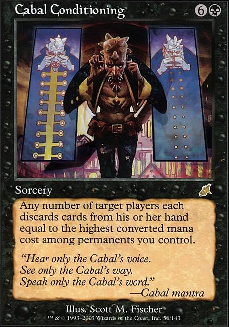Featured card: Cabal Conditioning