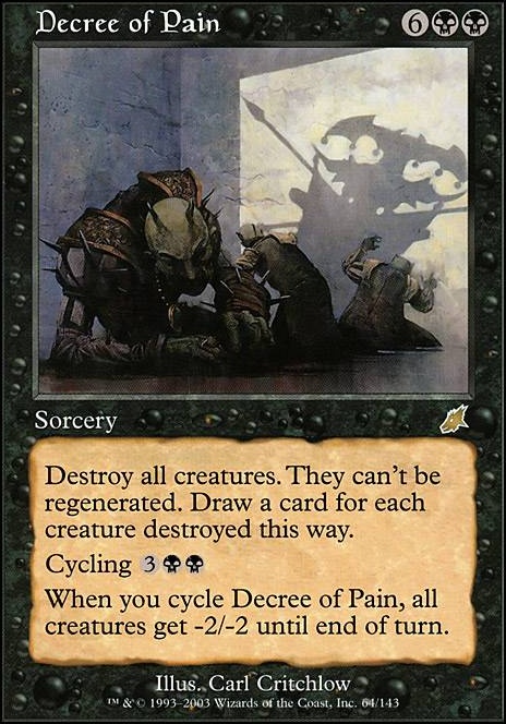 Featured card: Decree of Pain
