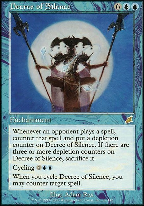 Featured card: Decree of Silence