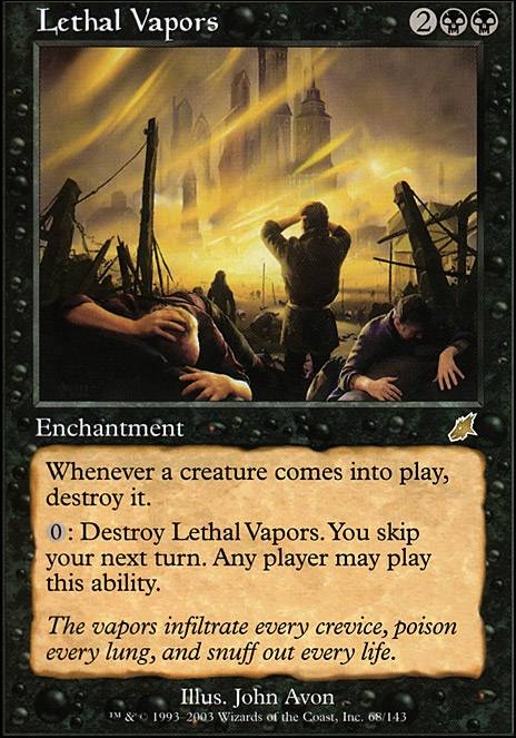 Lethal Vapors feature for MONGER