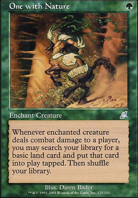 Featured card: One with Nature
