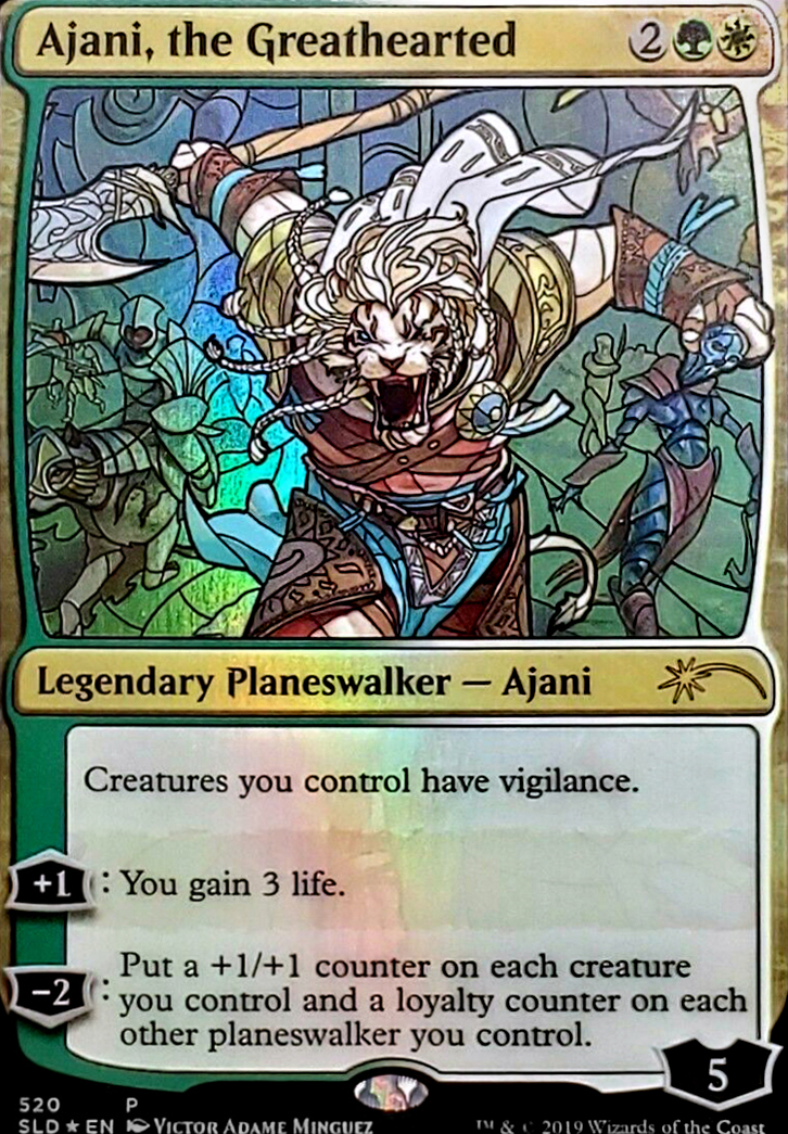 Ajani, the Greathearted feature for My Selesyna