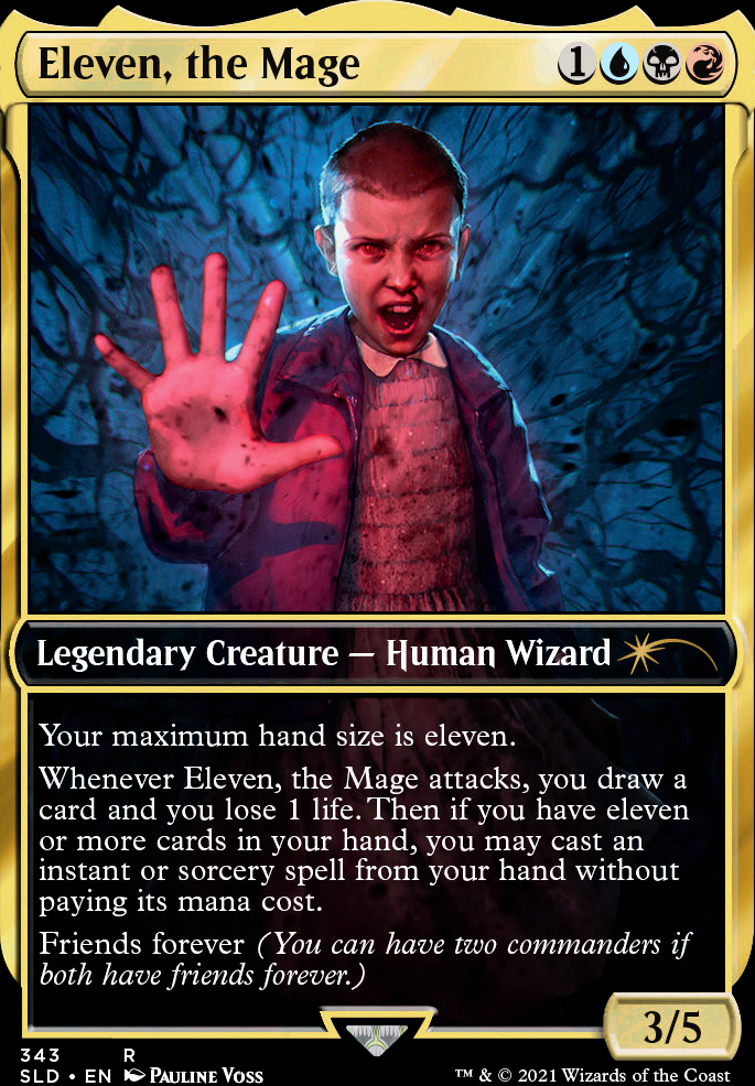 Eleven, the Mage feature for Stranger Things- Hopper/Eleven- Humans/Card Draw