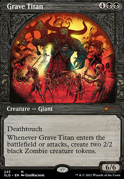 Grave Titan feature for MONO-B(LING) REANIMATOR - MY MAIN DECK