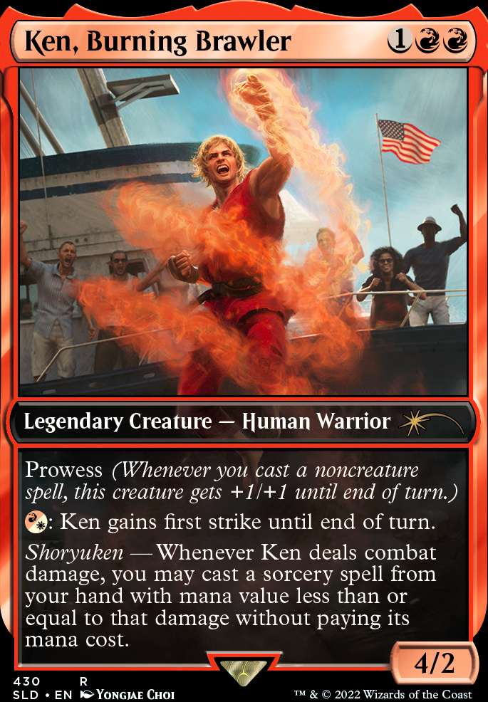Commander: Ken, Burning Brawler