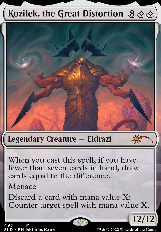 Kozilek, the Great Distortion feature for Sage Wolf's Kozilek Colorless