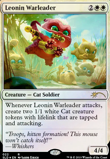 Leonin Warleader feature for Kitten Crusades