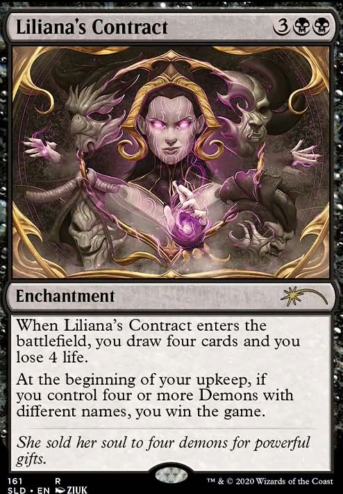 Featured card: Liliana's Contract