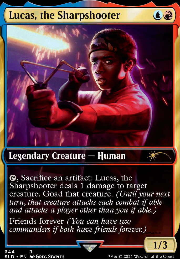 Lucas, the Sharpshooter feature for Friiiiiends