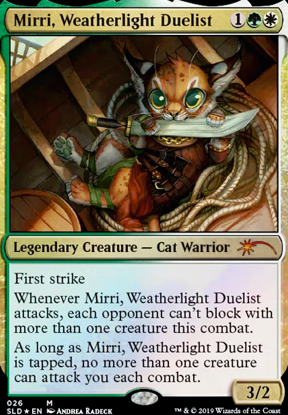 Mirri, Weatherlight Duelist feature for Captain Mirri