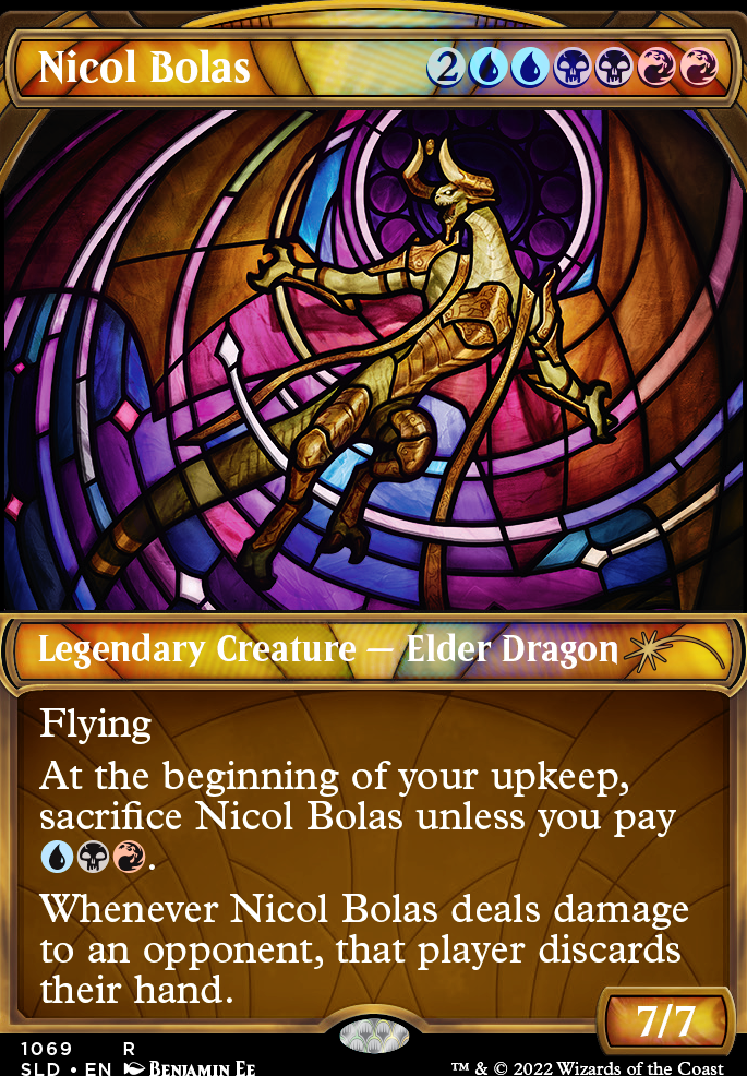 Nicol Bolas feature for Elder Dragon Juggling Deez Nuts