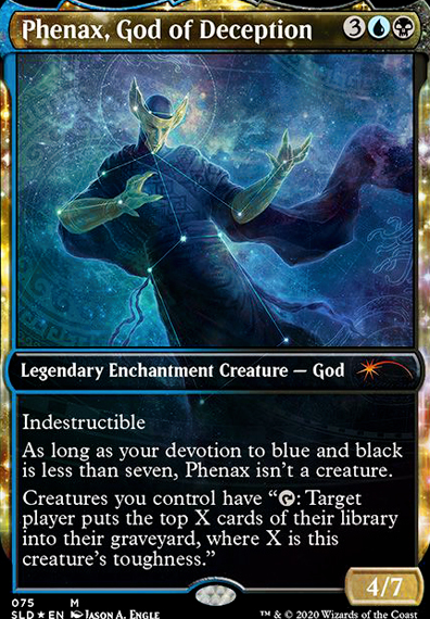 Phenax, God of Deception feature for Tappy Mill 2.1 (Phenax EDH)