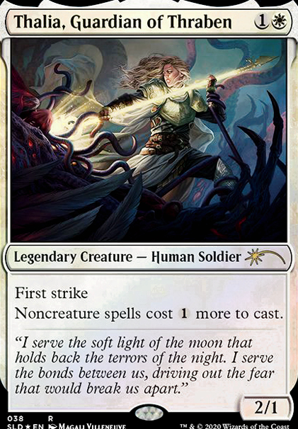 Thalia, Guardian of Thraben feature for Thalia Death and Tokens