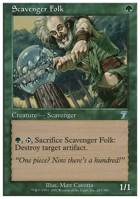 Scavenger Folk feature for Why Can't I Hold All These Tokens?!