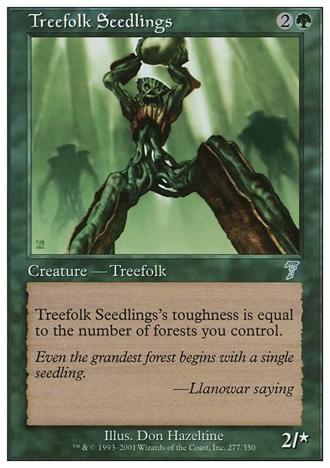 Featured card: Treefolk Seedlings