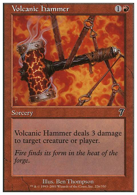 Featured card: Volcanic Hammer
