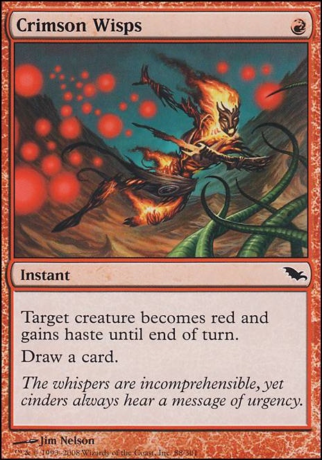 Crimson Wisps feature for Feather Burn