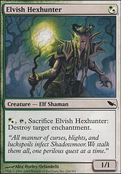 Elvish Hexhunter feature for Tokens and Tokens